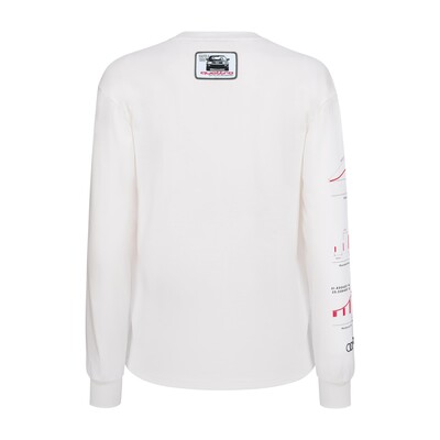Audi Kaipola ´86 Langarmshirt, unisex, weiß