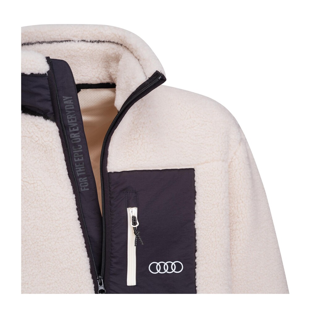 Audi Kaipola ´86 Fleecejacke, unisex, offwhite