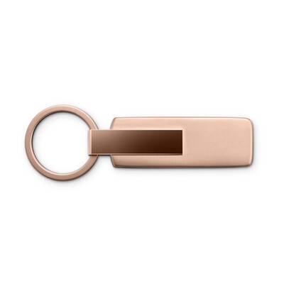 Audi Schlüsselanhänger Edelstahl, rosé