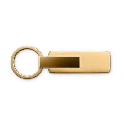 Audi Schlüsselanhänger Edelstahl, gold