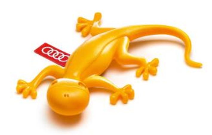 Audi Duftgecko, gelb, fruchtig