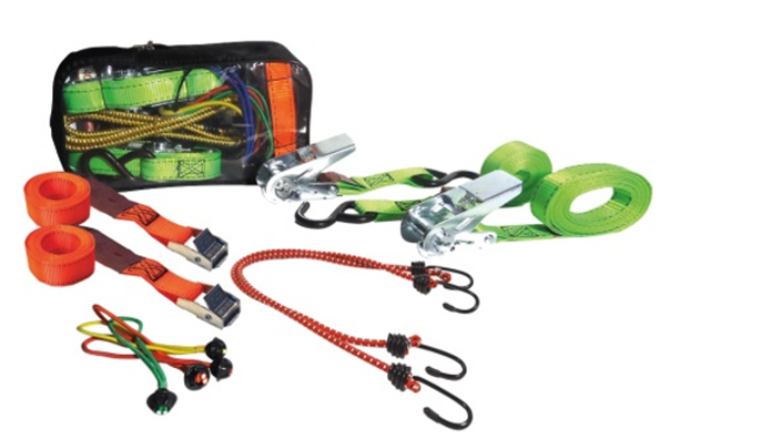 Petex Ladungssicherungsset, 10 teilig mit Tasche 