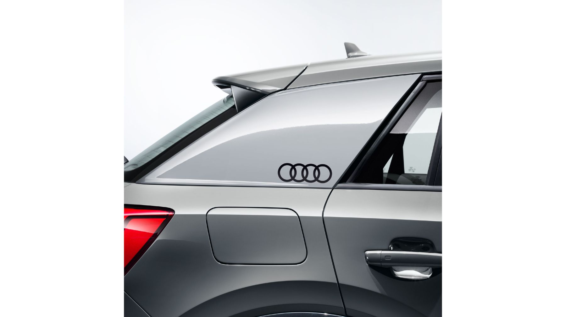 Audi Dekorfolien Audi Ringe, brillantschwarz